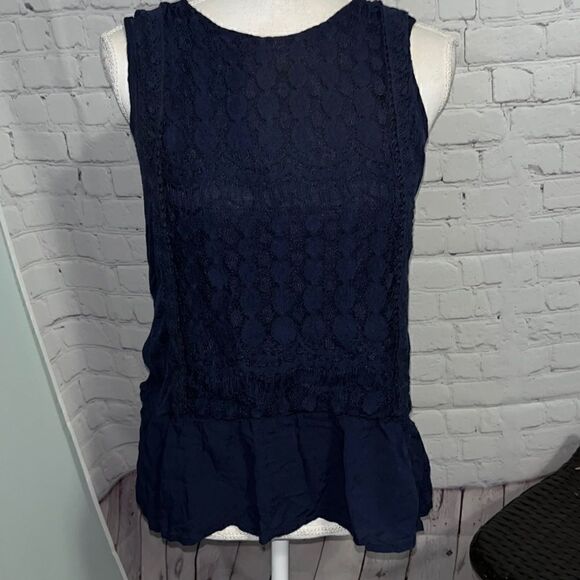 Knox Rose - Navy Blue Sleeveless Top - S - Picture 1 of 4